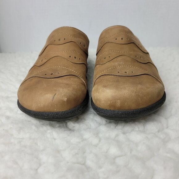 Dansko Professional Women's Clog Shoes Size 8.5 Brown Suede Comfort Slip On - Picture 2 of 10